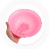 DONFAMDS 3pcs Round Plastic Wash Basin Portable Washing Basin for Bathrooms with Comfortable Cleansing Experience, Plastic Bowls for Laundry and Kitchen Use view 4