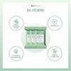 BioMiracle Be Femme Refreshing Feminine Wipe Cucumber and Aloe, Menopause Balance, Specially Formulated, Safe for All Skin Types, pH Balanced, Flushable, 90 Wipes, Pack of 3 view 2