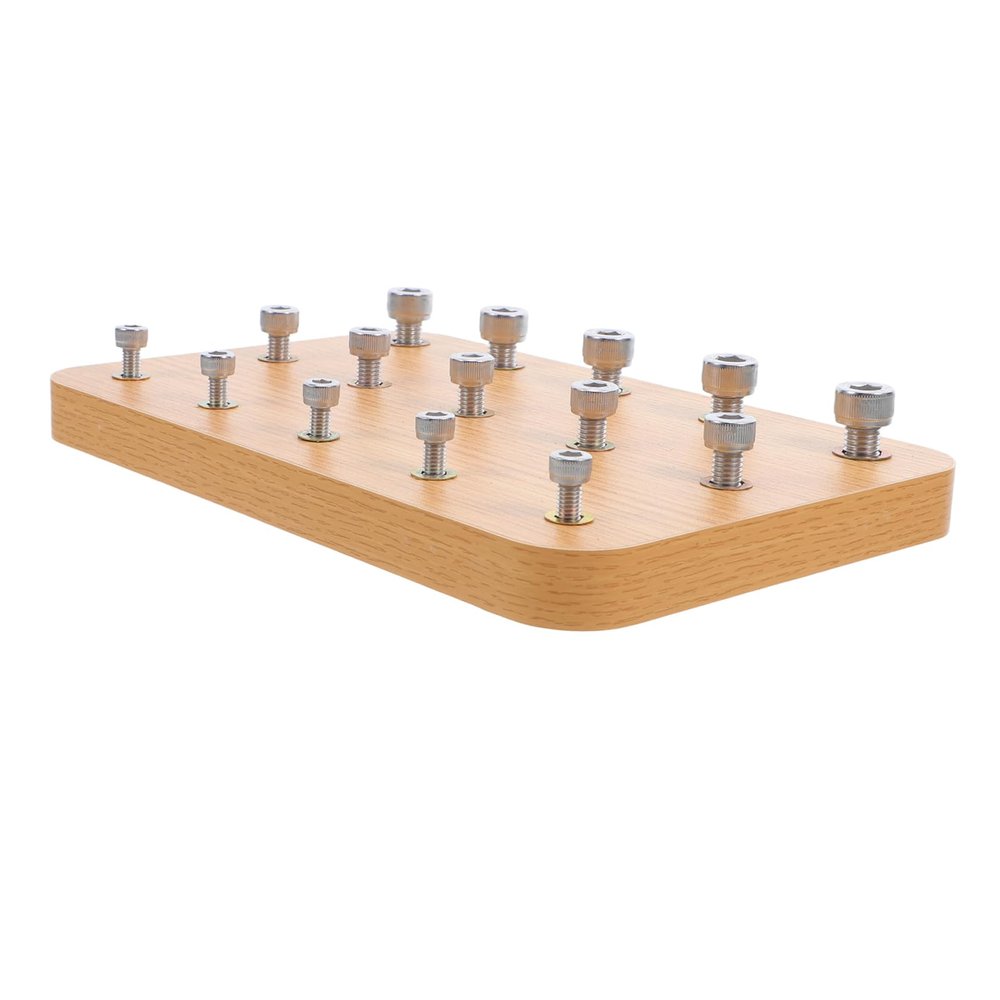 Finger Exerciser Wooden Peg Board Hand Rehabilitation Training Device