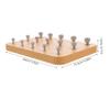 Finger Exerciser Wooden Peg Board Hand Rehabilitation Training Device view 2