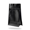 KRXSOBNV, 25pcs Thick Flat Bottom Coffee Bean Mylar Package Bags with Valve Aluminum Foil Side Gusset Zip Lock Coffee Bean Storage Bags,Zip lock bags(Black Without Valve,500g (1 lb)) view 1