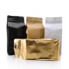 KRXSOBNV, 25pcs Thick Flat Bottom Coffee Bean Mylar Package Bags with Valve Aluminum Foil Side Gusset Zip Lock Coffee Bean Storage Bags,Zip lock bags(Black Without Valve,500g (1 lb)) view 2