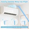 Nicemiya Pack of 37 Duster Compatible with Dust Magnet Refill Pack 360 Duster, for Cleaning Pet Hair, Dust Dirt (35 Cloths + 2 Handles, Blue) view 3