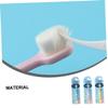 CALLARON 3pcs Manual Baby Toothbrush Set with Cartoon Elephant Shape Soft Bristles Comfortable to Hold and Does Not Hurt Gums Suitable for Children Aged 2-8 Years view 4