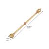 VINTORKY Brass Ghee Spoon Crafted Hawan Spoon for Offering Ghee and Taking Out Ash in Rituals Intricately Carved Ethnic Antique Style view 2