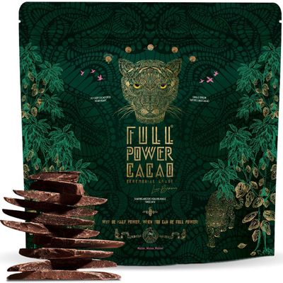 FULL POWER CACAO - Ceremonial Grade Cacao 2kg - Premium Raw & Pure Ceremonial Grade Cacao for Heartwarming Rituals & Healing Journeys, As Seen On Dragon's Den - From Local Farmers in Venezuela