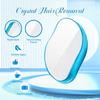 Crystal Hair Eraser for Women and Men, Reusable Crystal Hair Remover Magic Painless Exfoliation Hair Removal Tool, Magic Hair Eraser for Back Arms Legs (Electroplating - light blue) view 3
