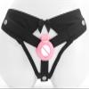 1 Set of 2 Men's Curved Fufu Clips + 1 Chastity Pants (Black, L) view 4