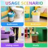 20L Bin Bags Small Colorful Food Waste Bags, Strong & Leakproof 5 Gallon Bin Liners for Kitchen, Bathroom & Office(Size 20-25 Litre, 100 Counts) view 4