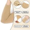 2 Pairs Nude Tattoo Cover Up Sleeve, Compression Tattoo Sleeves for Women and Men, Forearm Tattoo Cover Up Sleeve to Arm view 3