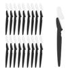 18pcs Dermaplaning Blades For Face - Face Razors for Women, Eyebrow Razor & Facial Hair Remover, Exfoliates Facial Skin, Eyebrow Shaper, Dermaplaning Tool for Women and Men (Black) view 1