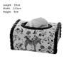 DFHS46JK Tissue Box Cover Creative Home Paper Towel Box Living Room Square Ceramic Drawer Box In Living Room(Red) view 2