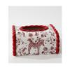 DFHS46JK Tissue Box Cover Creative Home Paper Towel Box Living Room Square Ceramic Drawer Box In Living Room(Red) view 4