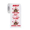 40th Birthday Gifts for Women Men, Happy Prank Toilet Paper, Novelty Gag Gifts 40th Birthday Decorations, Funny Toilet Tissues Bulk Toilet Rolls, Presents for Female Male 40th Birthday, 3 Layers