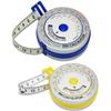 BMI Body Measurement Tool 150cm Retractable Tape for Diet Size Checking (blue+yellow) view 1