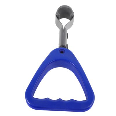 JECOMPRIS Subway Handrail Grip Assist Handle for Public Transport Blue Triangle Ring Vehicle Support Handle Mobility Aid for Disabled Seniors and Elderly Passengers