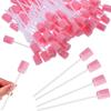 50 Pcs Oral Care Swabs Soft Mouth Swabs for Elderly, Hospital, and End of Life Care Treated Foam Swabs for Gentle Cleaning & Oral Hygiene view 1