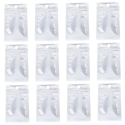 SAFIGLE 200pcs Pill Sealing Bags Aluminum Resealable Pill Pouch Medicine Bags for Storage and Mask Seal Use