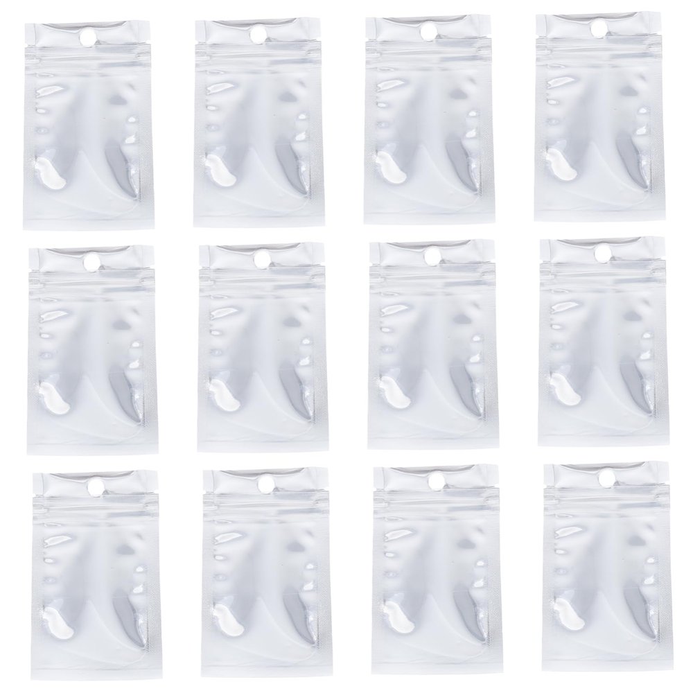 SAFIGLE 200pcs Pill Sealing Bags Aluminum Resealable Pill Pouch Medicine Bags for Storage and Mask Seal Use
