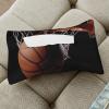 Basketball Tissue Box Cover Modern Decorative Tissue Holder PU Rectangular Storage Box Suitable for Dressing Tables Office Nightstand view 3