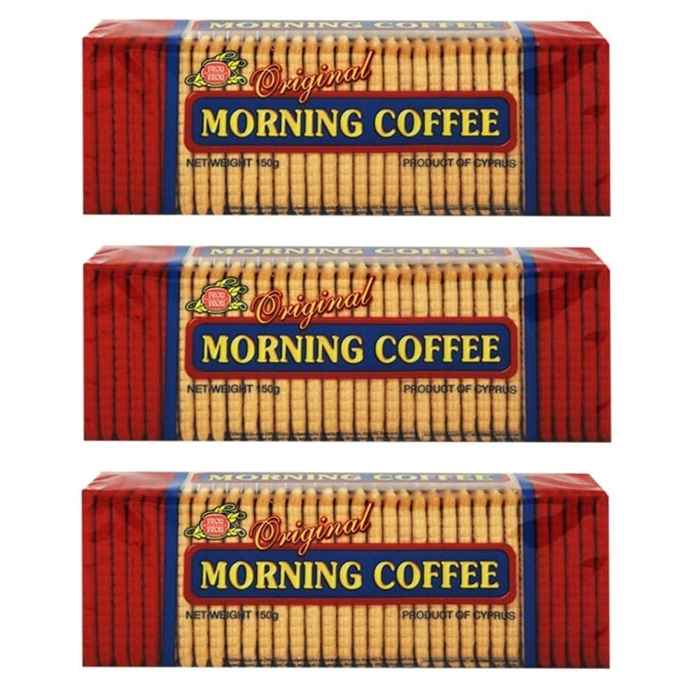 Frou Frou Original Morning Coffee Biscuit Baking Cakes Pastry - 3 Packs of 150g
