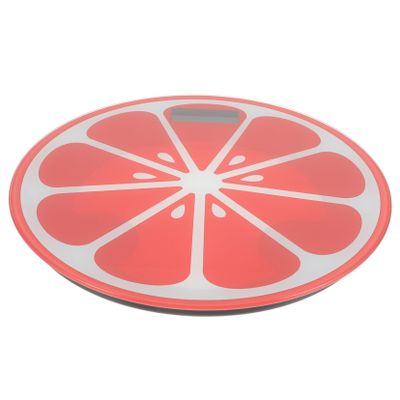 CALLARON Digital Watermelon Portable Weight Scale for Human Use Small Tempered Glass Body Weight Scale Non-skid Platform for Home and Travel