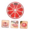 CALLARON Digital Watermelon Portable Weight Scale for Human Use Small Tempered Glass Body Weight Scale Non-skid Platform for Home and Travel view 2