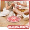 CALLARON Digital Watermelon Portable Weight Scale for Human Use Small Tempered Glass Body Weight Scale Non-skid Platform for Home and Travel view 3