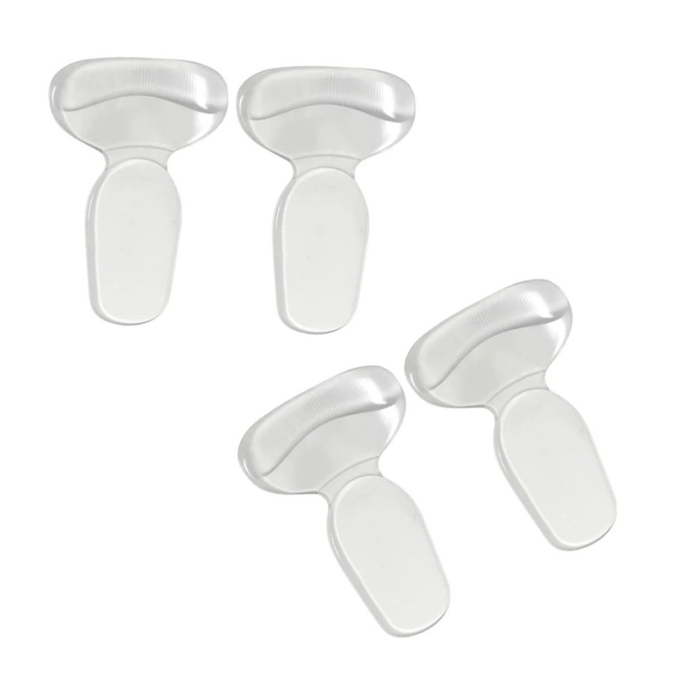 Anneome 5pairs Heel Pads Thickening Heel Grips for Men Women Pu Cushions One Design for Comfortable Fit Use Silicone