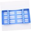 Ipetboom Oral Instrument Box Blue Dental Sterilising Tray for Tools Storage Plastic Sterilization Box Tray view 2