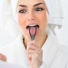 Uhngw Travel Tongue Scraper | Oral Deep Cleaner Tool,Fan Shape Tongue Scraper with Wide Ergonomic Handle for Daily Bathroom Use view 2