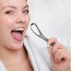 Uhngw Travel Tongue Scraper | Oral Deep Cleaner Tool,Fan Shape Tongue Scraper with Wide Ergonomic Handle for Daily Bathroom Use view 3
