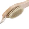 Mikinona 4-in-1 for Callus Reduction and Massage Effect Foot Exfoliating Brush Wooden Handle with Pumice Stone and Bristle Sturdy Tool for Rough Skin and Cracked Heels Care view 3