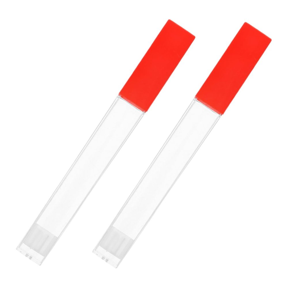 CALLARON 2pcs Plastic Thermometer Case for Adults and Needle Tools, Easy to Carry Protective Storage Tubes with Sleek and Stylish Design, for Home and Hospital Use