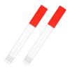 CALLARON 2pcs Plastic Thermometer Case for Adults and Needle Tools, Easy to Carry Protective Storage Tubes with Sleek and Stylish Design, for Home and Hospital Use