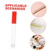 CALLARON 2pcs Plastic Thermometer Case for Adults and Needle Tools, Easy to Carry Protective Storage Tubes with Sleek and Stylish Design, for Home and Hospital Use view 2