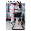 Standing Aid Support Frame with 4 Handles, Adjustable Height Safety Hand Rails for Mobility & Daily Living Aids view 2