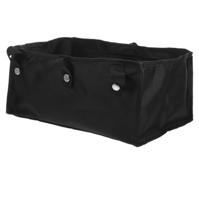 CALLARON Underseat Walker Storage Basket Large Capacity Folding Walker Bag Attachment Black Mobility Aid Pouch Suitable for Rollators and Wheelchairs