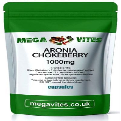 ARONIA Chokeberry Capsules 1000mg x 120 - MEGAVITES AMINOLAB