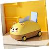ABOOFAN Cartoon Car Tissue Box Holder Cute Car Shape Tissue Dispenser for Home Office Desktop Decoration Use view 4