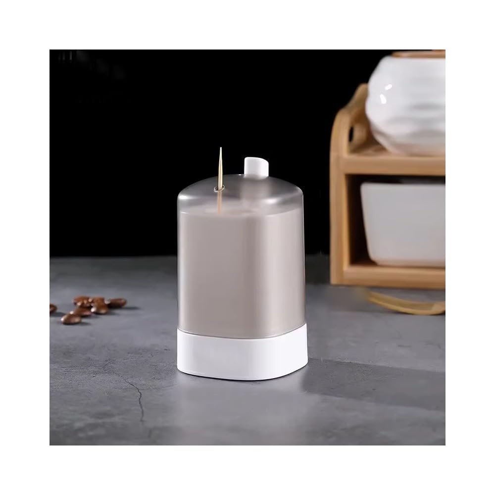 GLDFW Automatic Press Toothpick Holder Home Toothpick Box Creative Hotel Storage Box Living Room