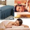 ZZYK Blue,60x180cm/23.6x70.8in,Classic Beauty Massage Bed Cover,Massage Couch Cover,All-Round Massage Bed Sheets Reusable SPA Massage Table Skirt Suitable for Salons And Therapists view 2