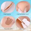 YEEFAIRY Silicone Crossdresser Breastplate Swimming Bodysuit Round Neck Female Appearance Boobs for Transgender Artificial Tube & Hole Longwear Prosthesis Suit (D Cup, Bronze, Cotton Filler) view 4