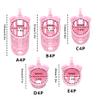5 Different Sizes of Men's Honeycomb Breathable cage with an Elasticated belt-UKRB43 (Pink, D4) view 3