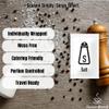 250 Salt Sachets Individually Wrapped Table Salt Packets Disposable Portions for Travel, Catering, Takeaway, Lunchboxes & Portion Control by Espresso Yourself view 3