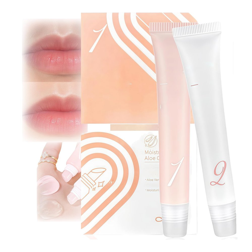 2PCS Facial Hair Removal Kit - Gentle Upper Lip Hair Removal Cream for Women - Moisturizing & Painless Face Hair Remove