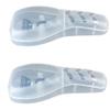 2Pcs Clear Travel Razor Case - Portable Shaver Protector for Men, Universal Fit Manual and Electric Shavers, Transparent Compact Organizer with Locking Clips, Toiletry Bag Storage Accessories