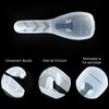 2Pcs Clear Travel Razor Case - Portable Shaver Protector for Men, Universal Fit Manual and Electric Shavers, Transparent Compact Organizer with Locking Clips, Toiletry Bag Storage Accessories view 4
