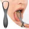 Stainless Steel Tongue Scraper Travel Tongue Scraper | Care Cleaning Tool, Fan Shape Tongue Scraper with Wide Ergonomic Handle for Utili view 2