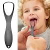 Stainless Steel Tongue Scraper Travel Tongue Scraper | Care Cleaning Tool, Fan Shape Tongue Scraper with Wide Ergonomic Handle for Utili view 3